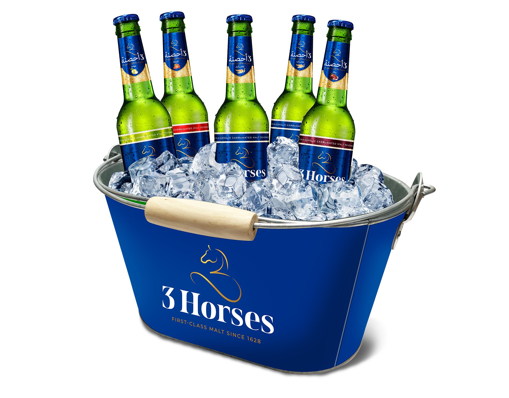 3 Horses Malt Drink Bucket