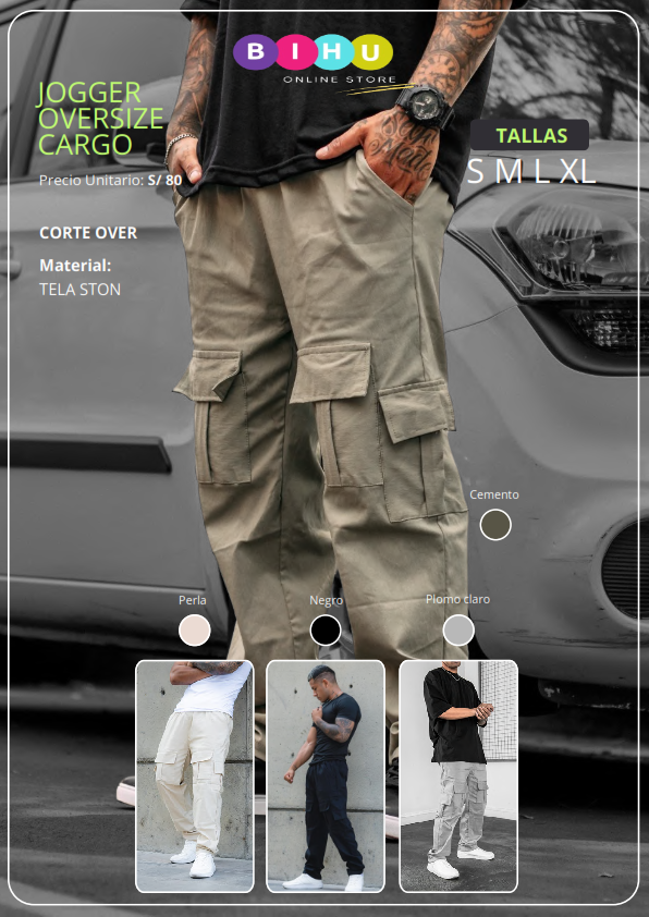 Jogger Oversize Cargo