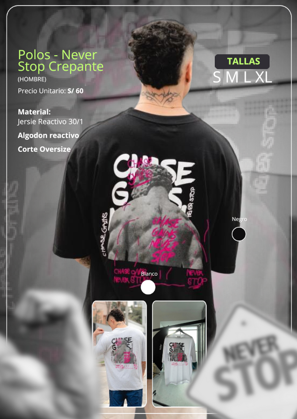 Polos - Never Stop Crepante