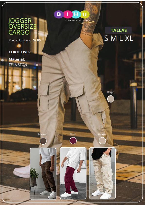 Jogger Oversize Cargo