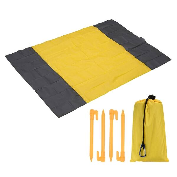 Portable Travel Beach Oversized Sand-Proof Beach Blanket Mat with Carry Bag 