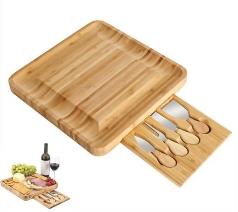 Tabla de Quesos de Bambú
