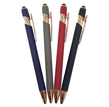 Bolígrafo Elegante con Acabados de Metal