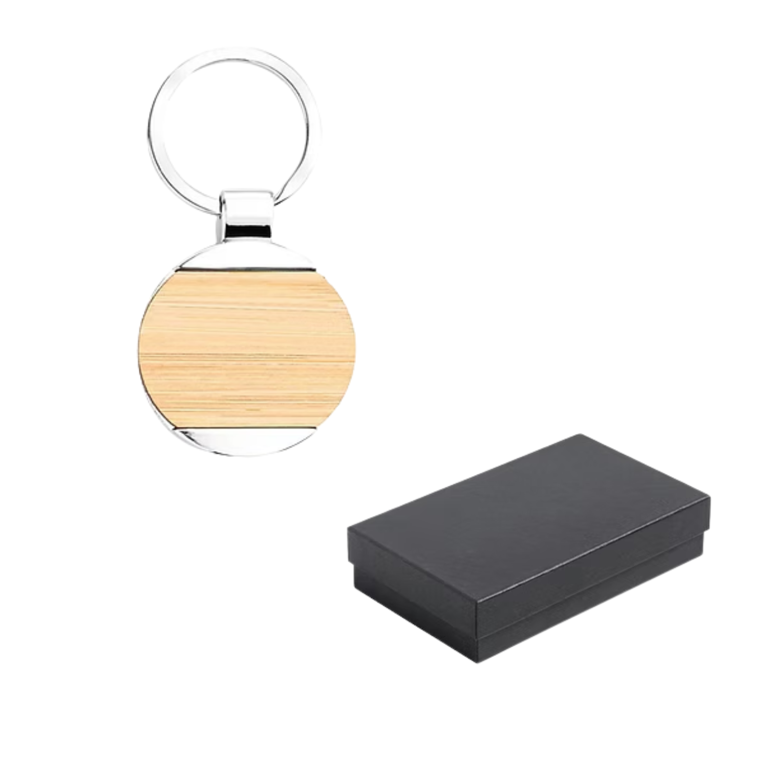 Llavero de Madera y Metal