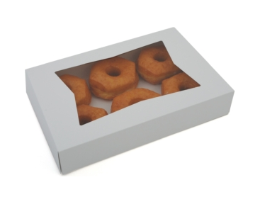 Caja de Cartón Blancas con Ventana