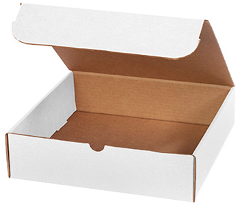 Caja de cartón blanca