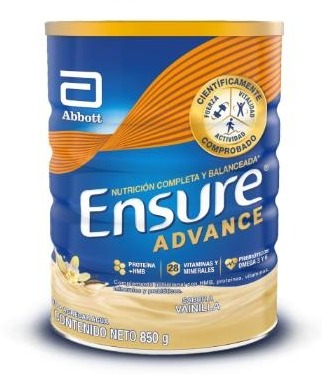 Ensure Advance Vainilla 850g