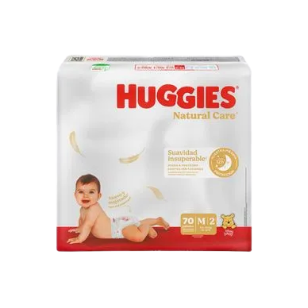 Huggies Natural Care Pañales X 70