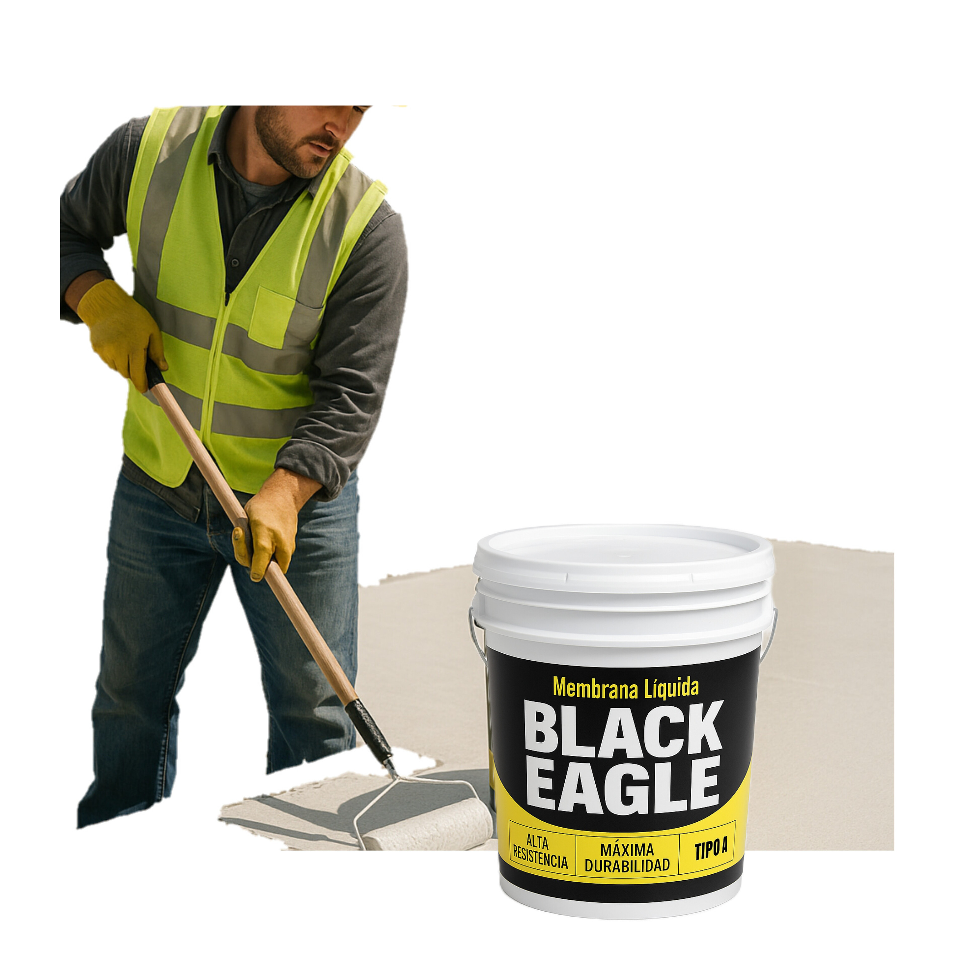 Cubeta 10 Litros de membrana líquida 