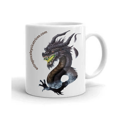 Dragón interior.  Pieza única. Con la compra, llévate una taza personalizada.  