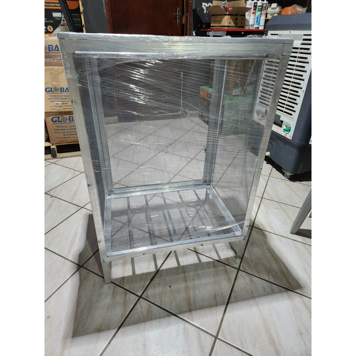 Secador de Carne Profissional Aluminio Tela de fibra de vidro