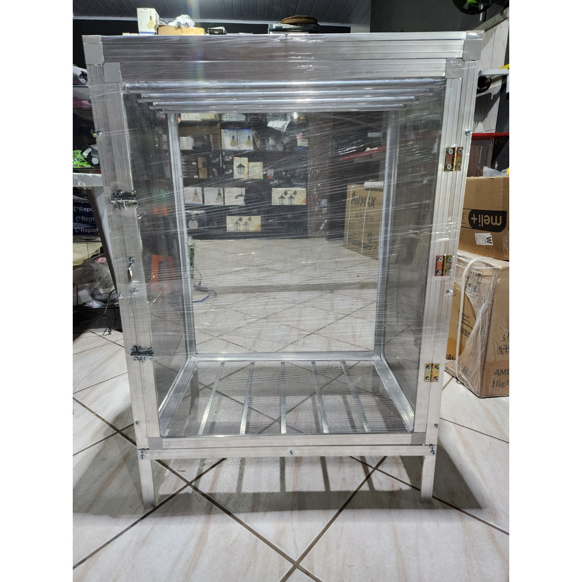 Secador de Carne Profissional Aluminio Tela de fibra de vidro