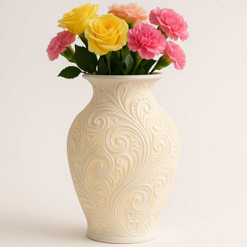“Sunset Serenade” – LED Glow Wedding Vase