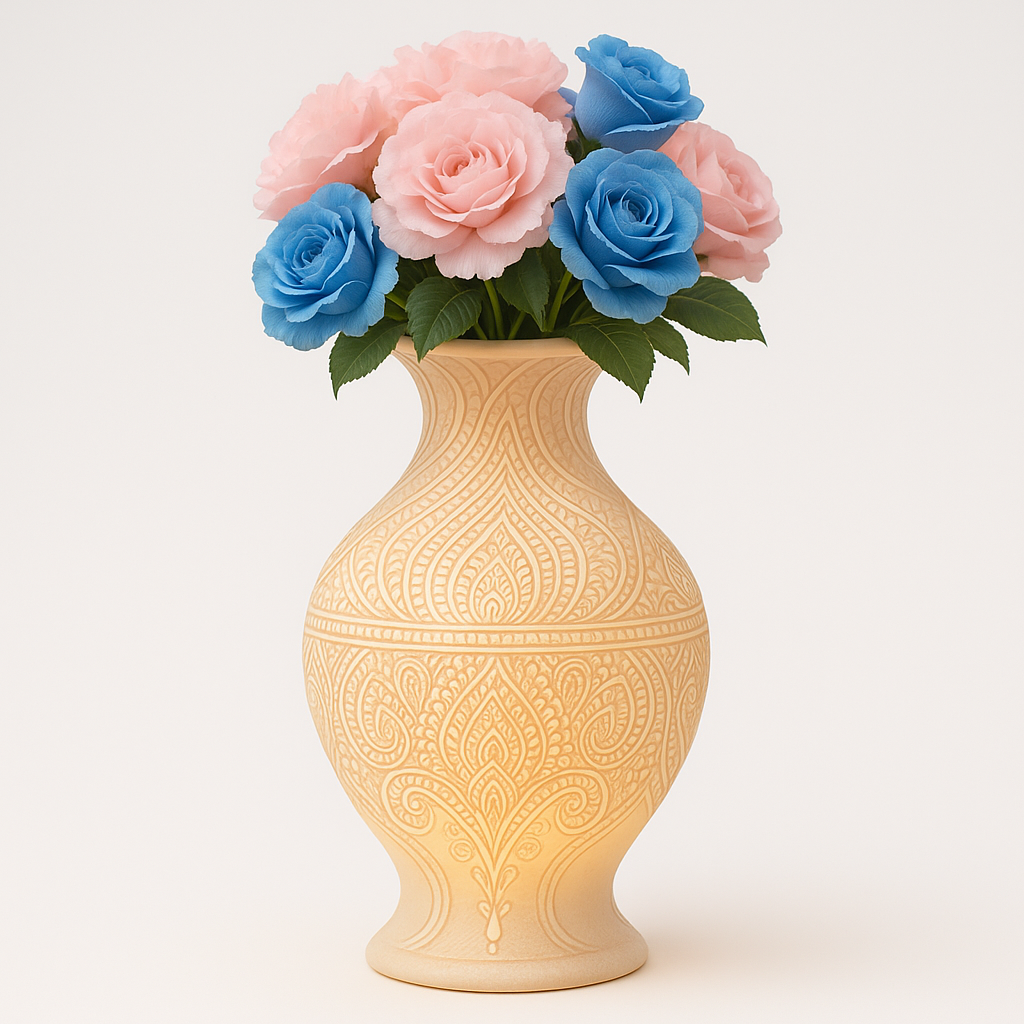 “Royal Romance” – LED Glow Wedding Vase
