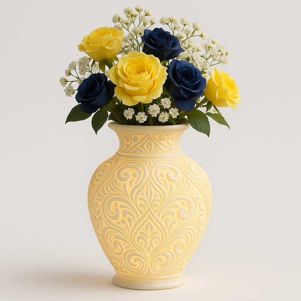 “Golden Hour” – LED Glow Wedding Vase