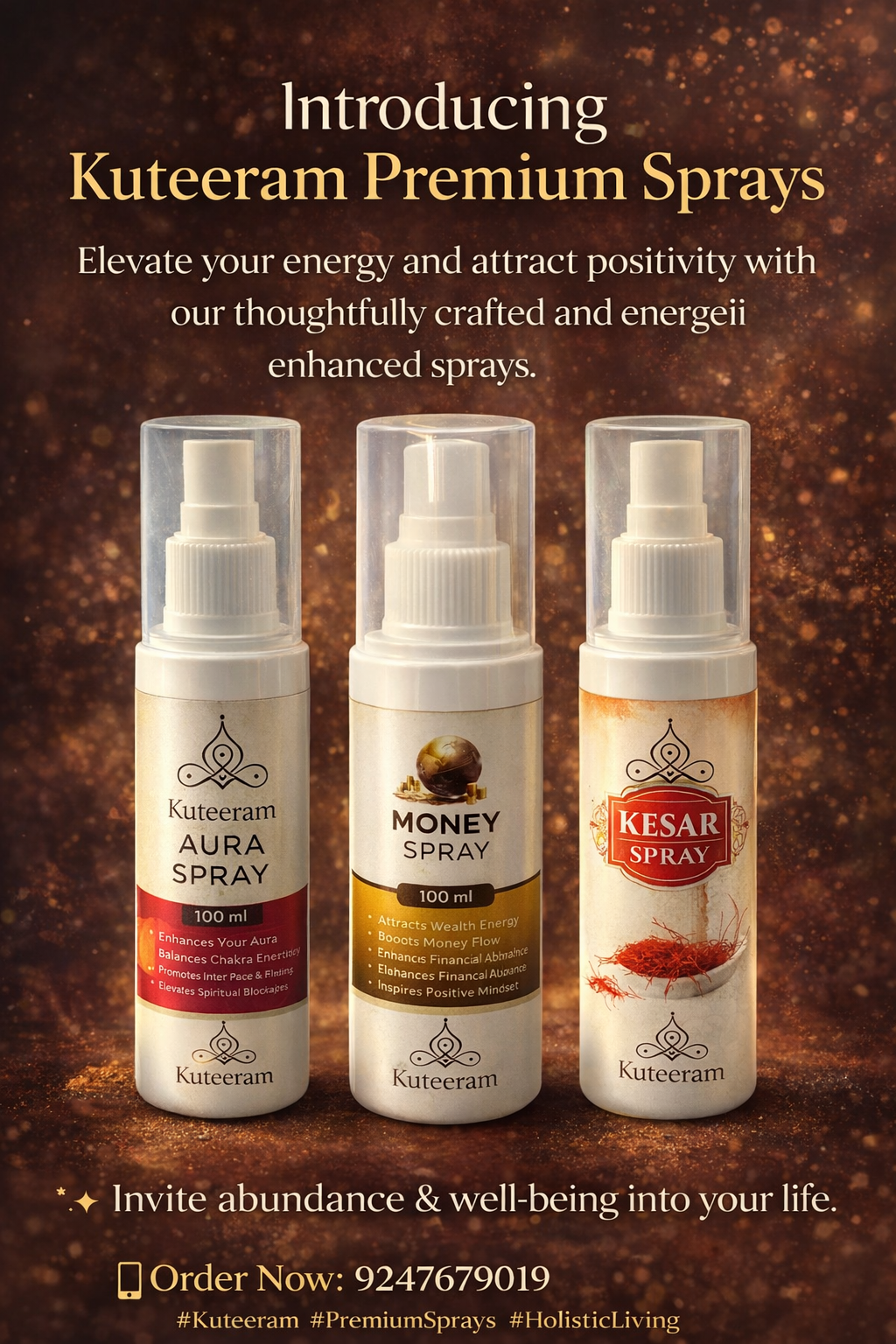 Kuteeram Sprays - Set of 3