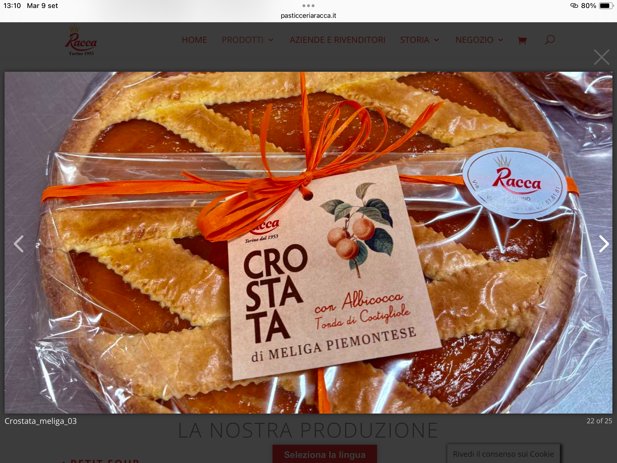 crostata di albicocca Racca