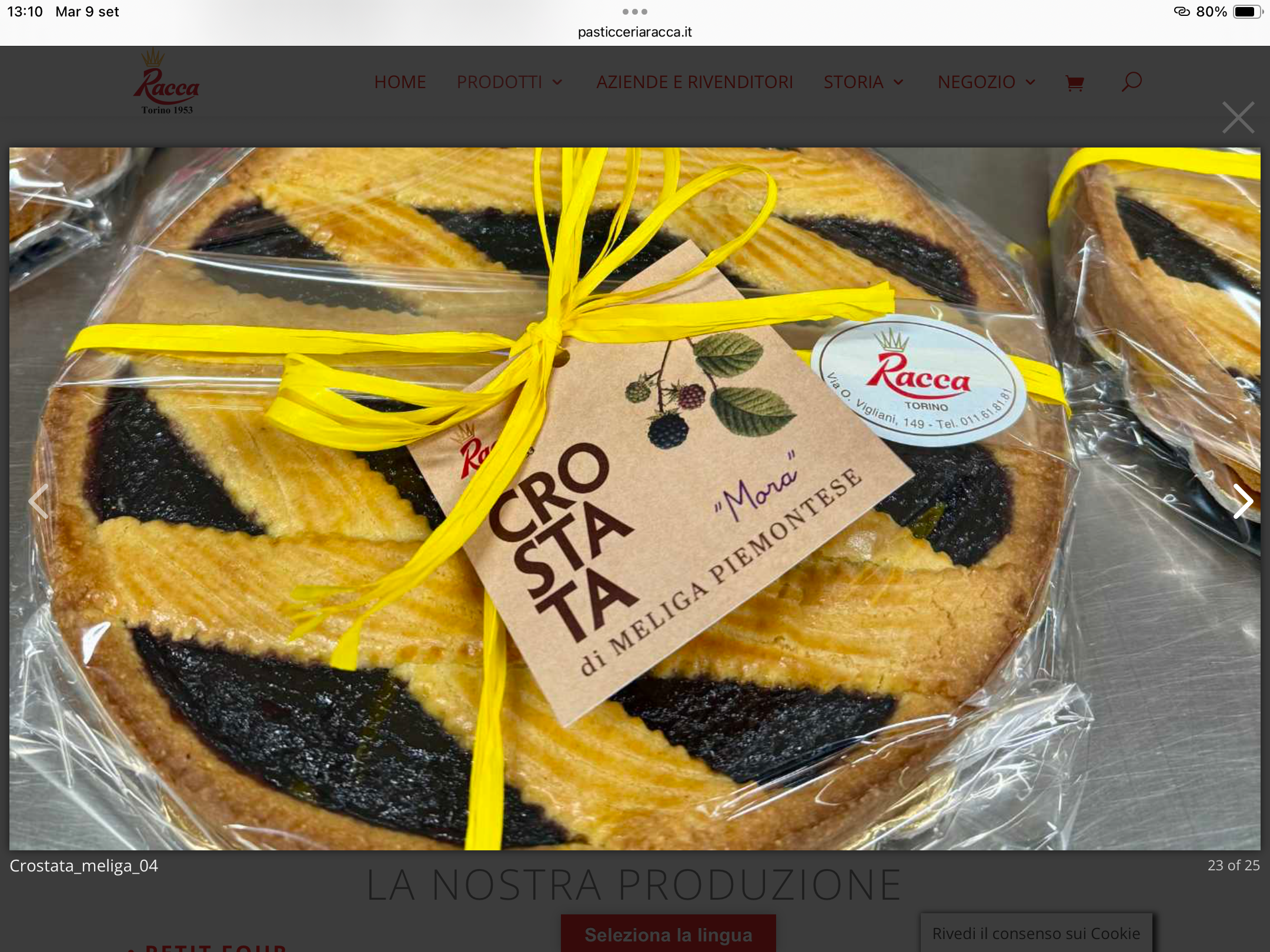 crostata di more Racca
