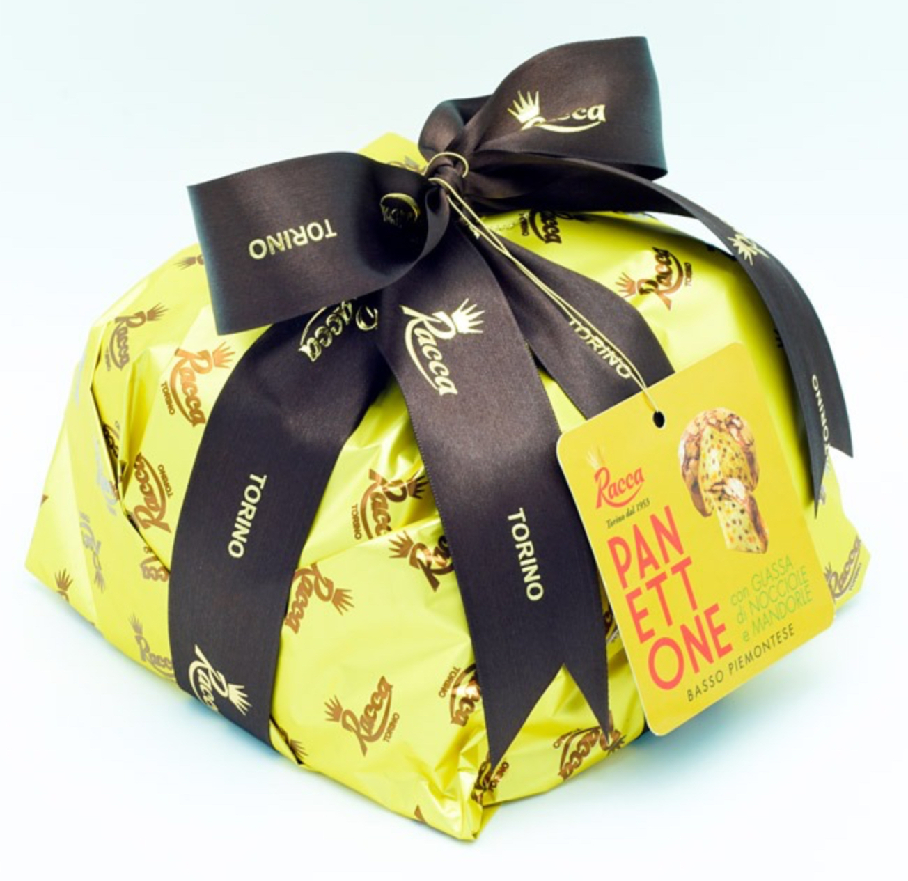 Panettone mandorlato 750g con incarto Racca