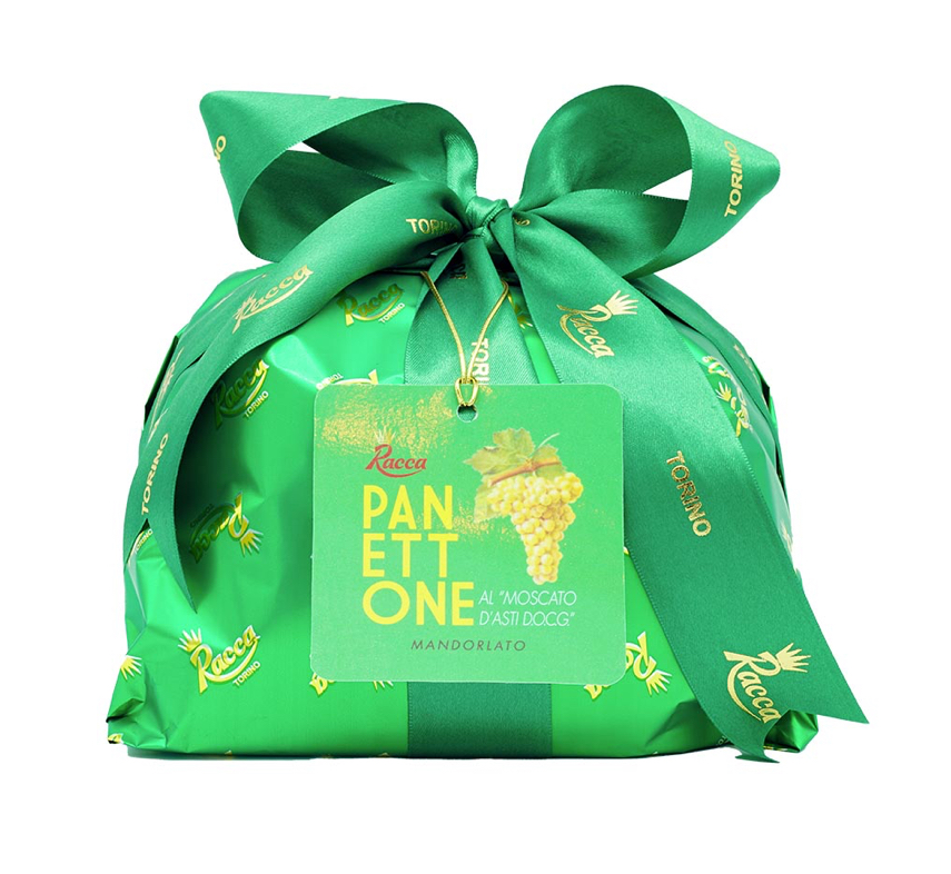 Panettone al Moscato 750g con incarto Racca