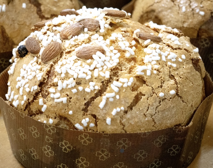 Panettone mandorlato 750g velina Racca