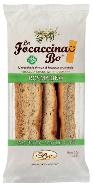 Focaccine rosmarino 100g Bo
