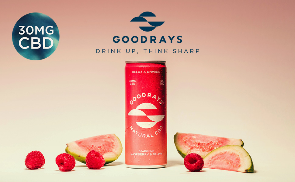 Goodrays 30mg CBD Rasberry Guava