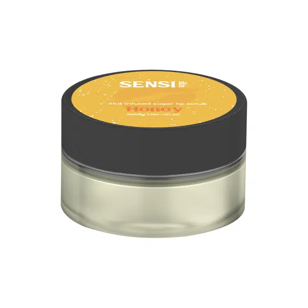 Sensi Skin 100mg CBD Sugar Lip Scrub - 25g - Honey 