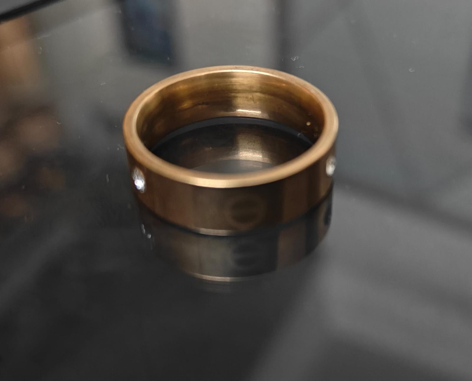 Gold-Tone Band Ring