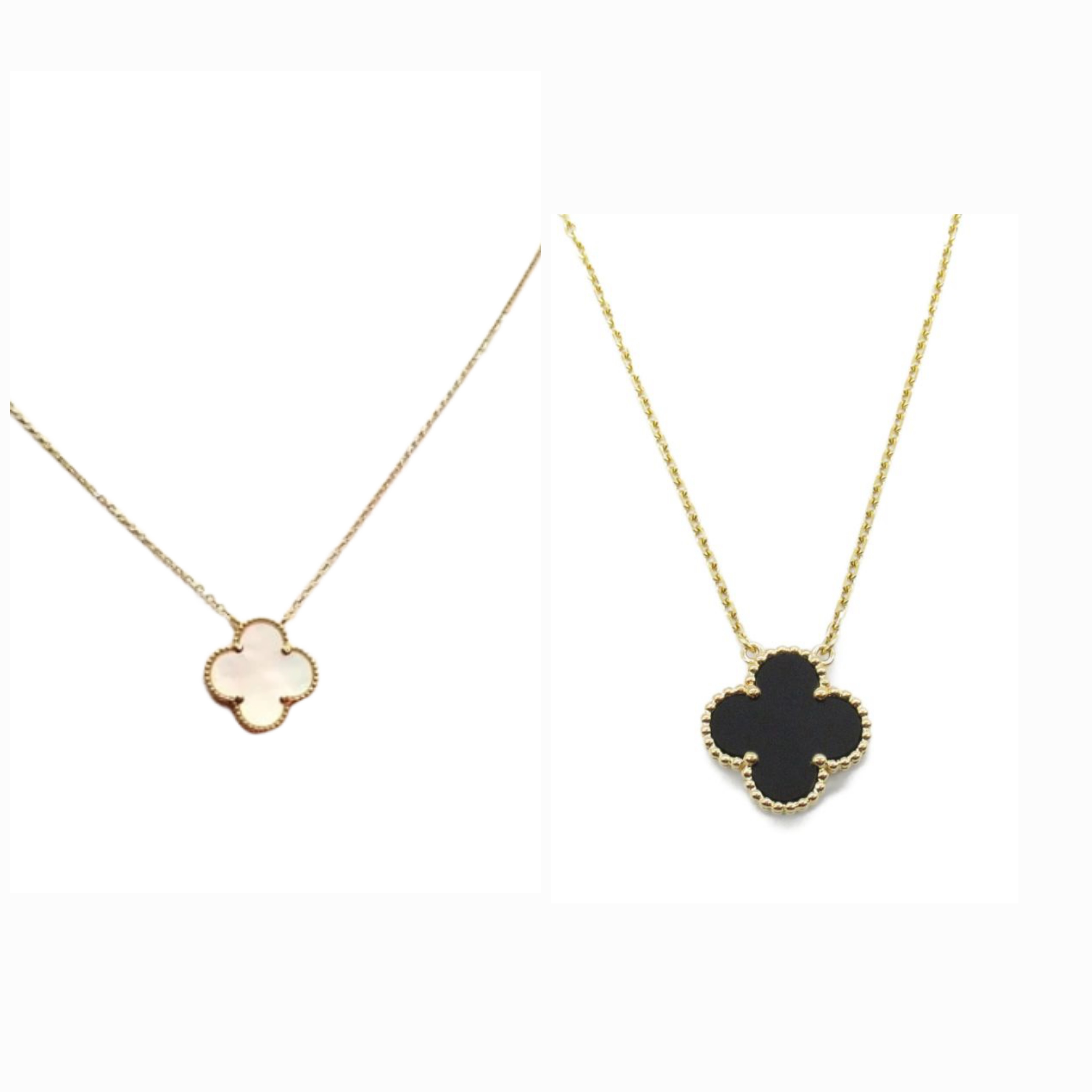 Reversible Clover Pendant Necklaces