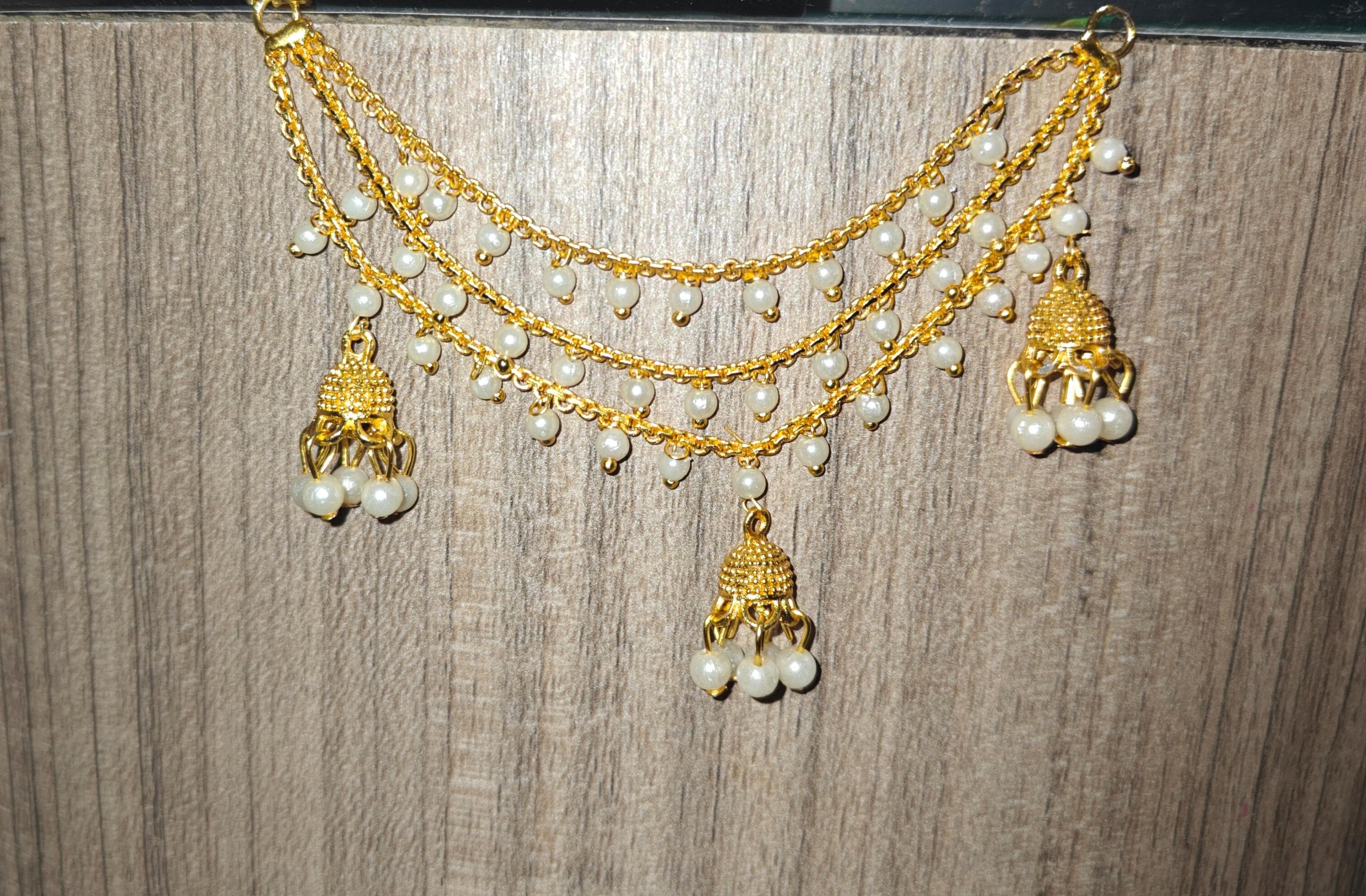 Gold Plated Pearl Kanchan 