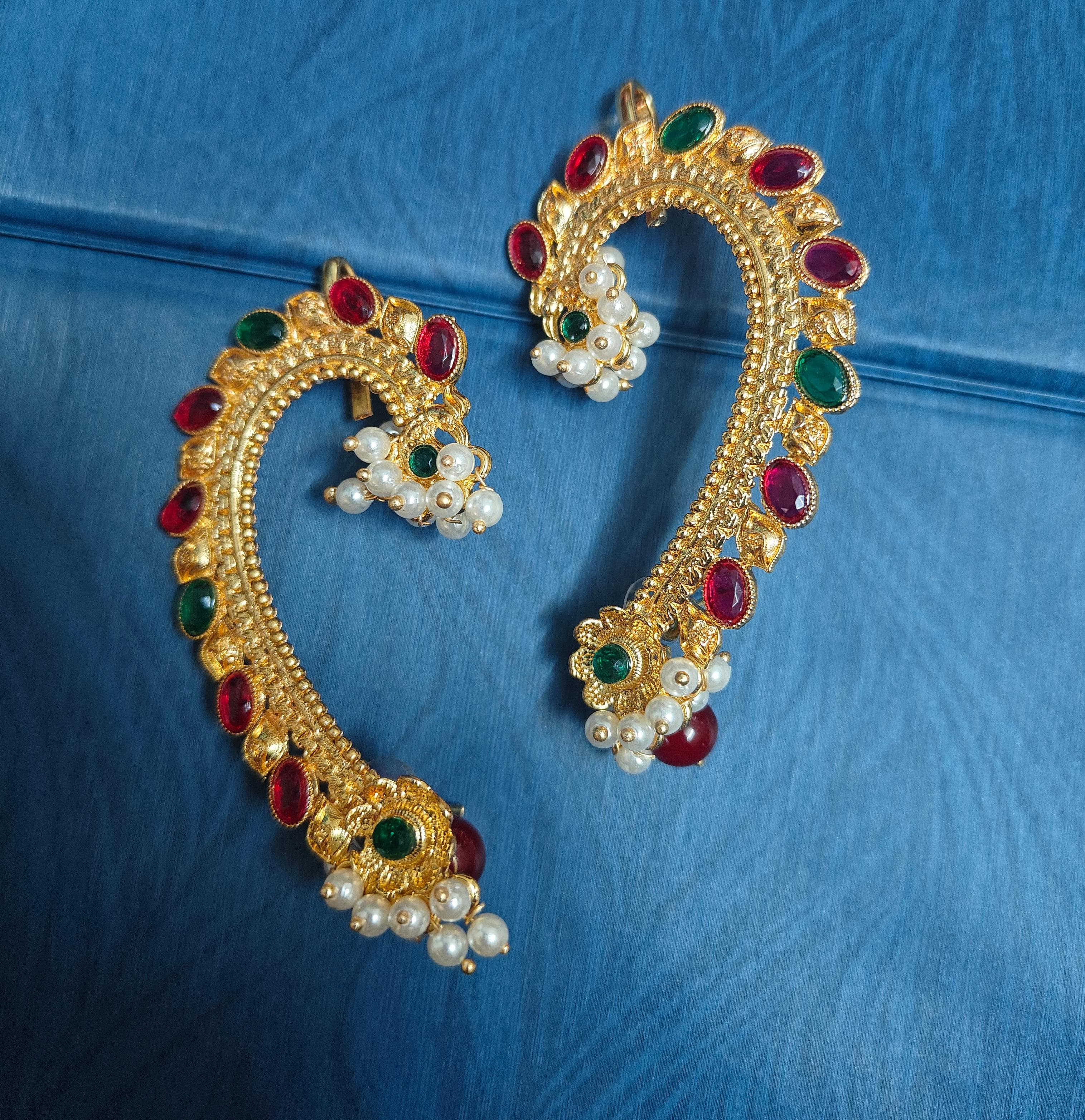 Traditional Gold Plated Earrings