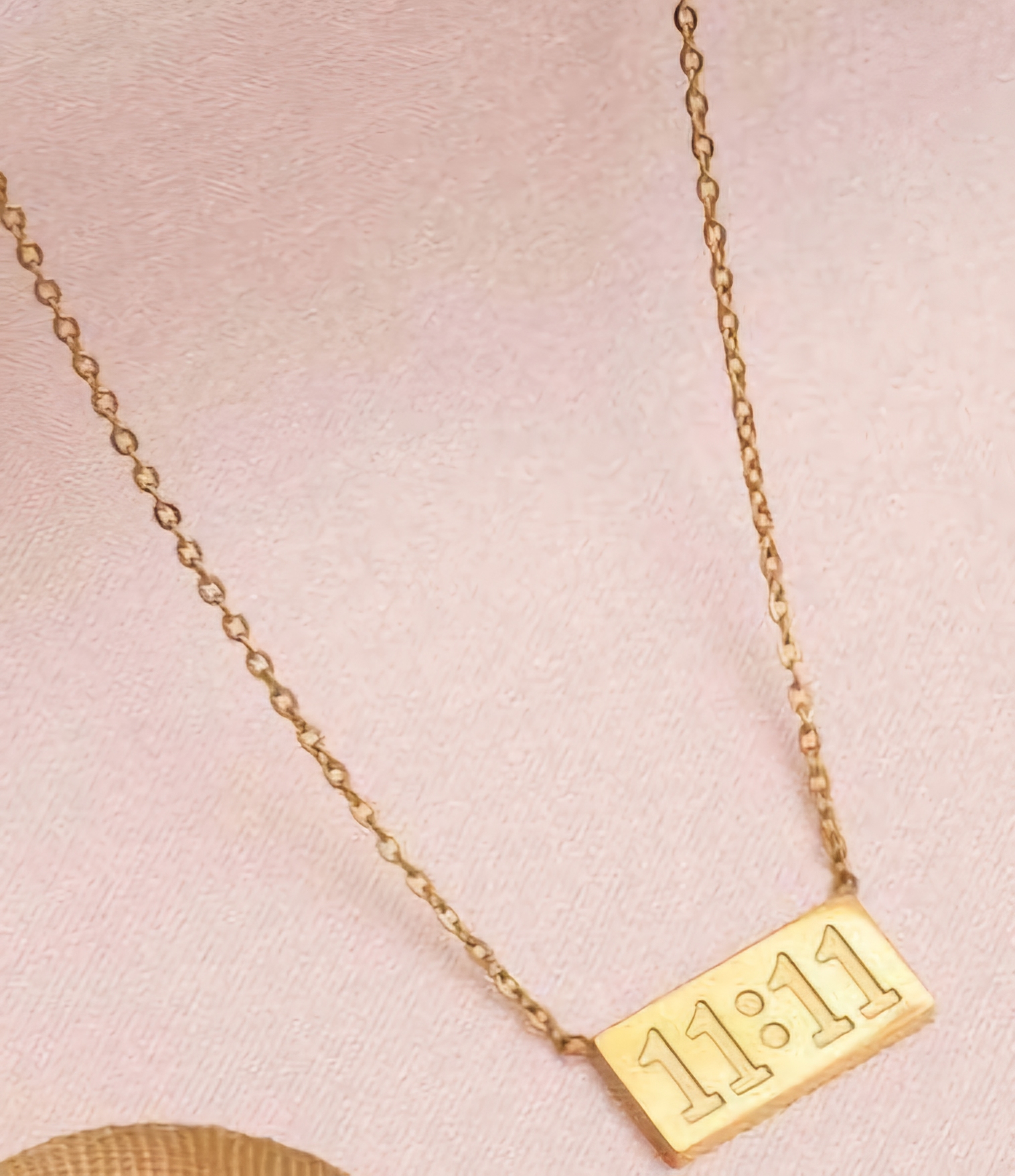 11:11 Gold Plated Necklace