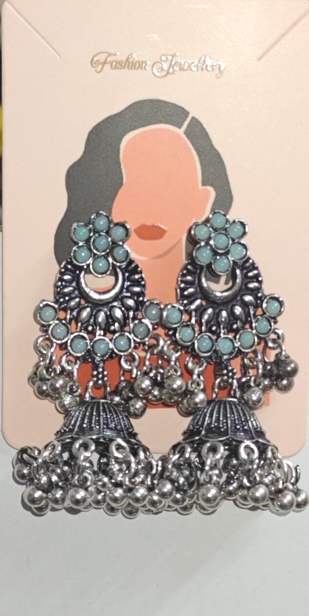 Bohemian Silver Earrings