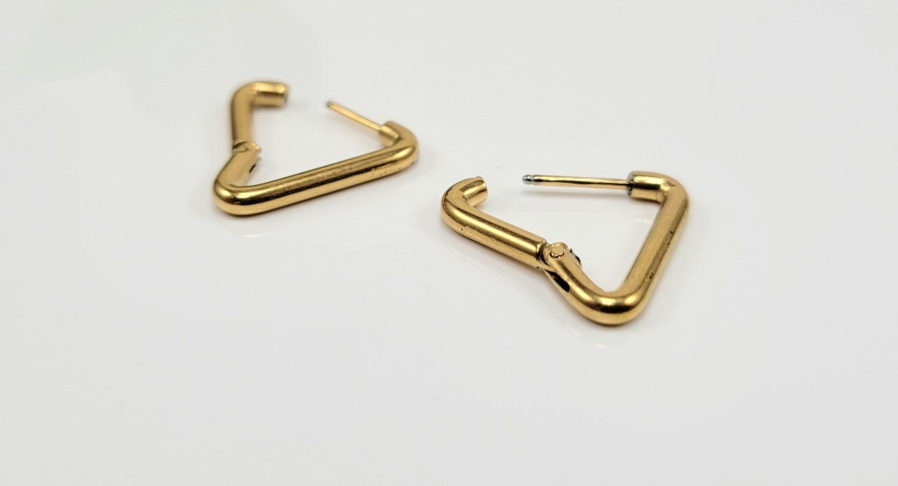Geometric Gold Earrings