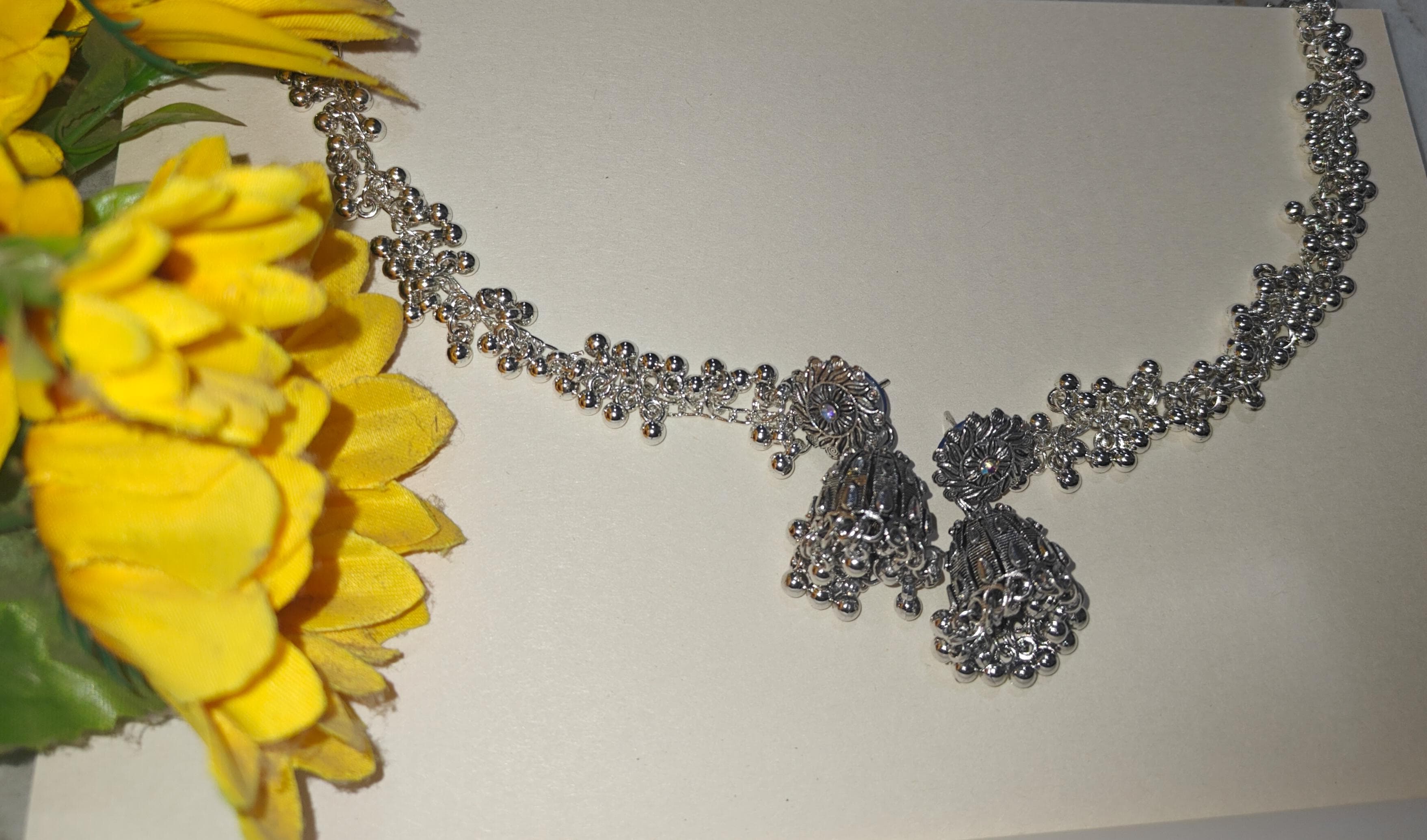 Silver Oxidised Kanchan 