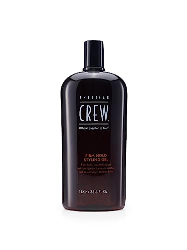 American Crew Men's Hair Styling Gel, Firm Hold, Non-Flaking, 33.8 Fl Oz, 33.8 fl oz
