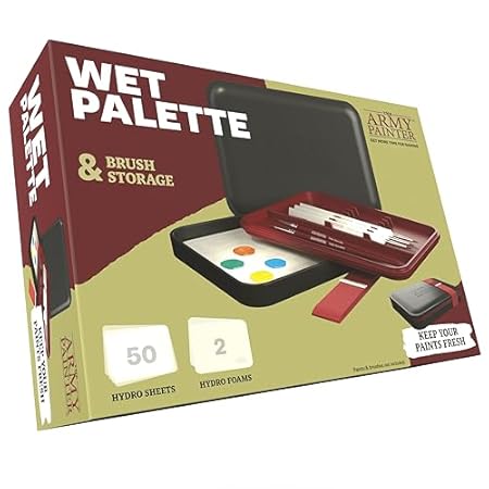 Wet Palette & Brush Storage