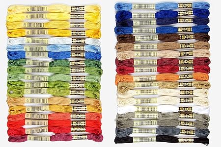 Assorted Embroidery Floss Threads