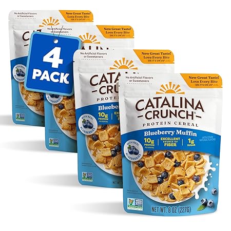 Catalina Crunch Protein Cereal – Blueberry Muffin, 4 Pack