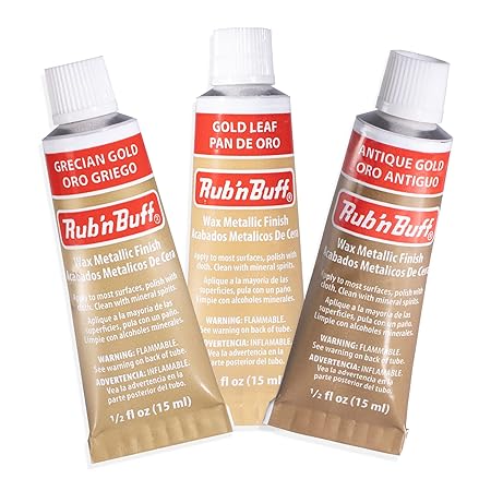 Rub’n Buff Wax Metallic Finish Set