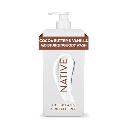 Native Cocoa Butter & Vanilla Moisturizing Body Wash