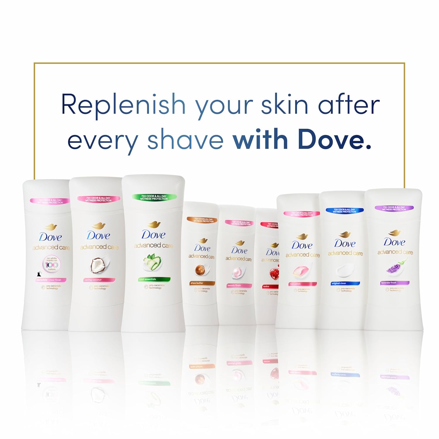 Dove Advanced Care Invisible Solid Antiperspirant