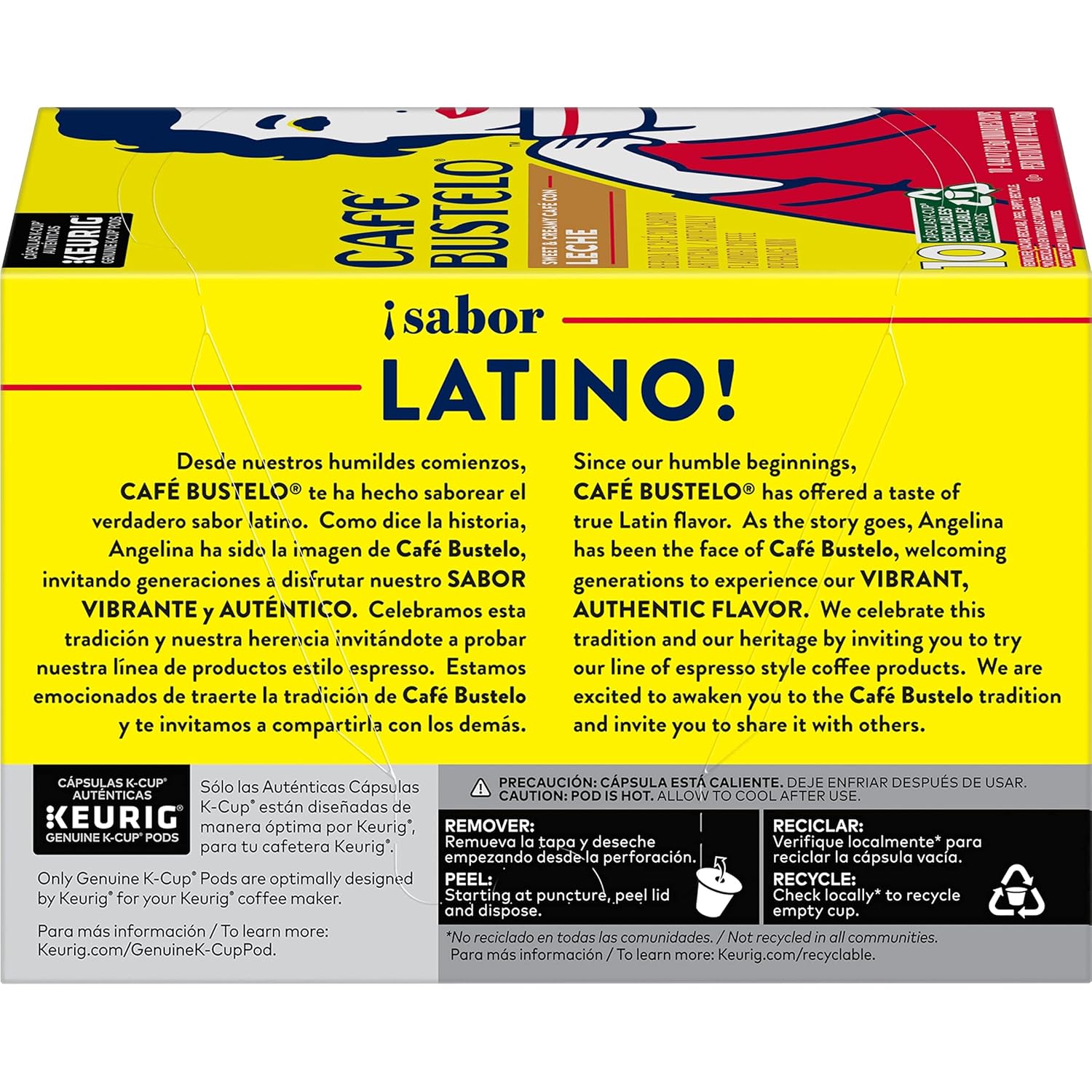 Café Bustelo Keurig K-Cup Pods, Espresso Style, Pack of 6 Boxes