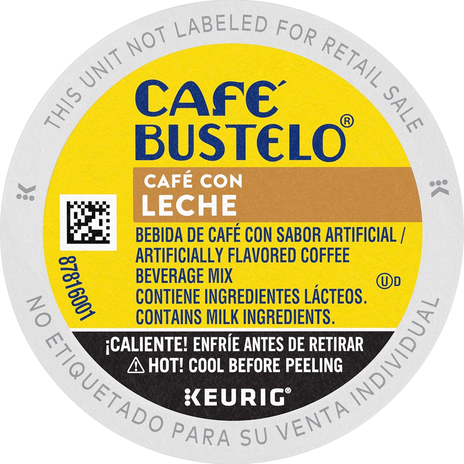 Café Bustelo Keurig K-Cup Pods, Espresso Style, Pack of 6 Boxes