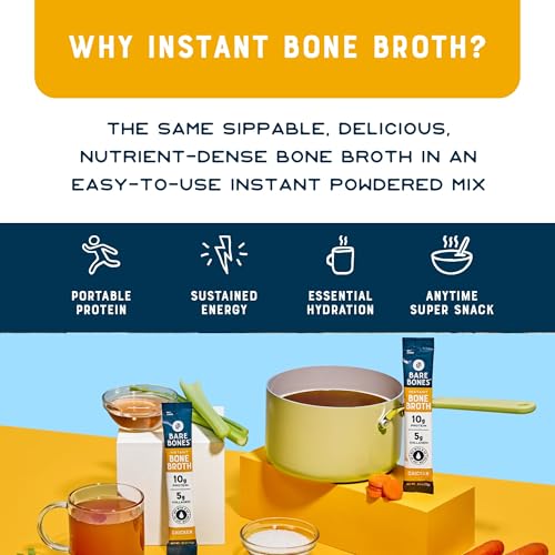 Bare Bones Instant Bone Broth – Chicken Flavored