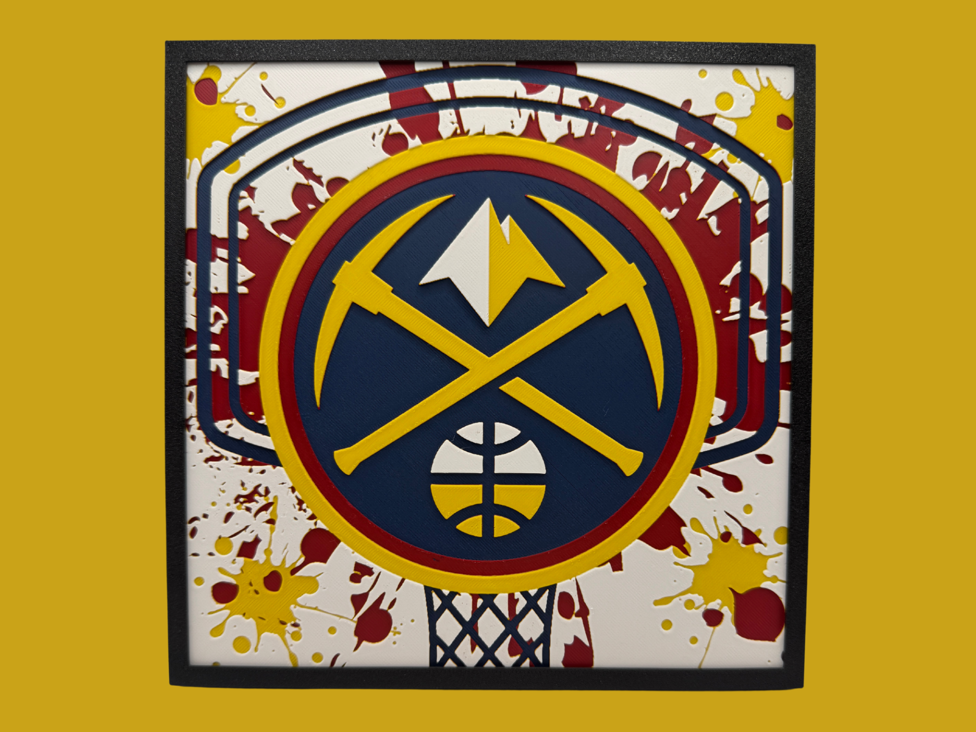 Denver Nuggets Basketball Art