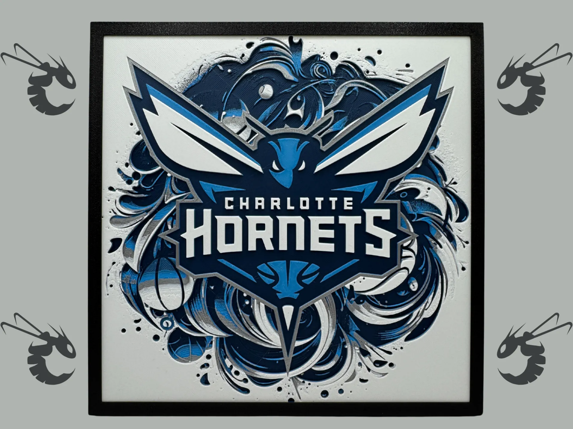 Charlotte Hornets Logo Art Print