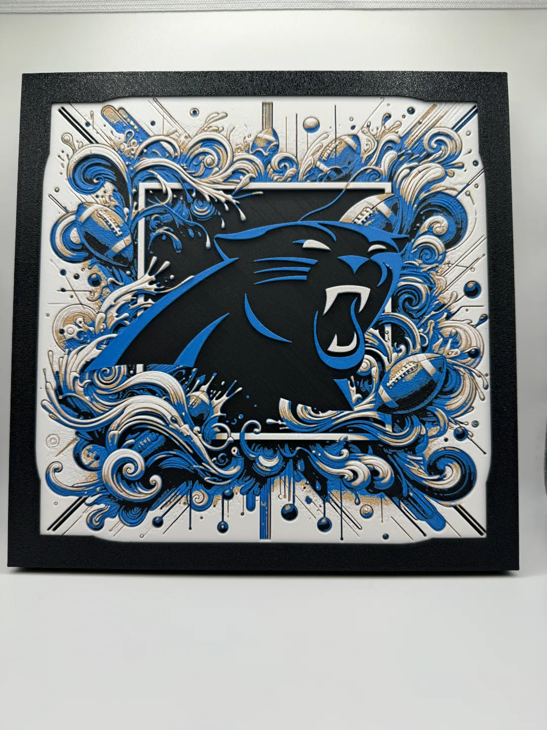 Carolina Panthers With Frame