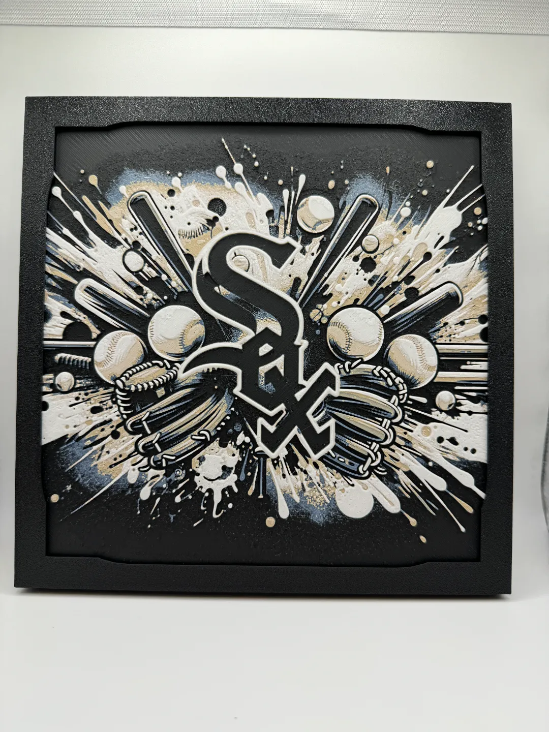 Chicago White Sox - MLB Hueforge With Frame